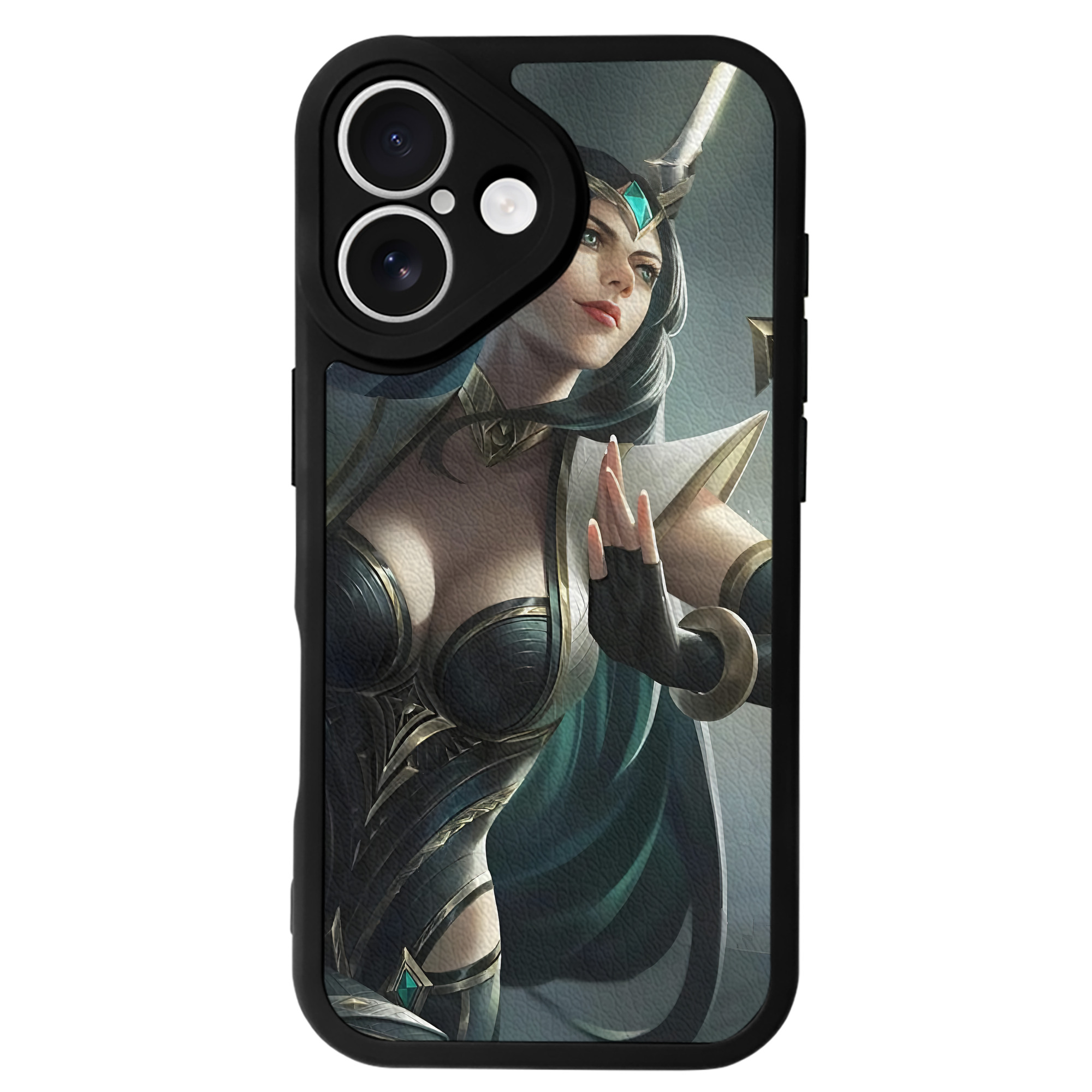 リーグ・オブ・レジェンド League of Legends LOL 【iPhone 16シリーズ対応】シリコンスマホケース（レザー調） 材質：シリコン